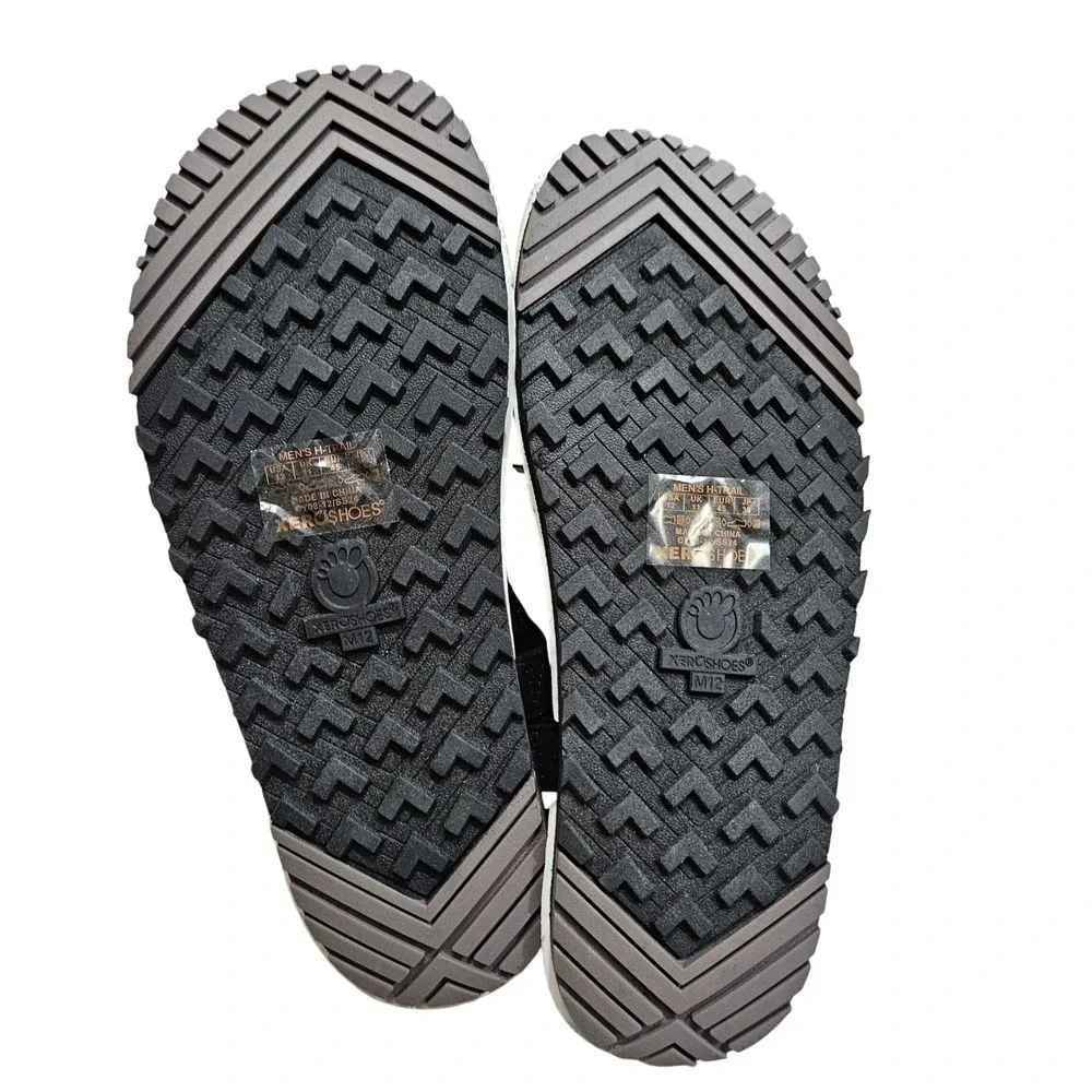 Xero Shoes H-Trail Sandals Mens 12 Black Minimalist Barefoot Hiking Sport Trail